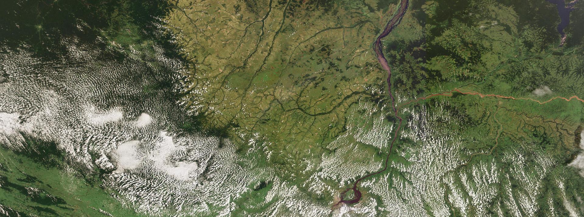 The Congo River basin - (c) ESA